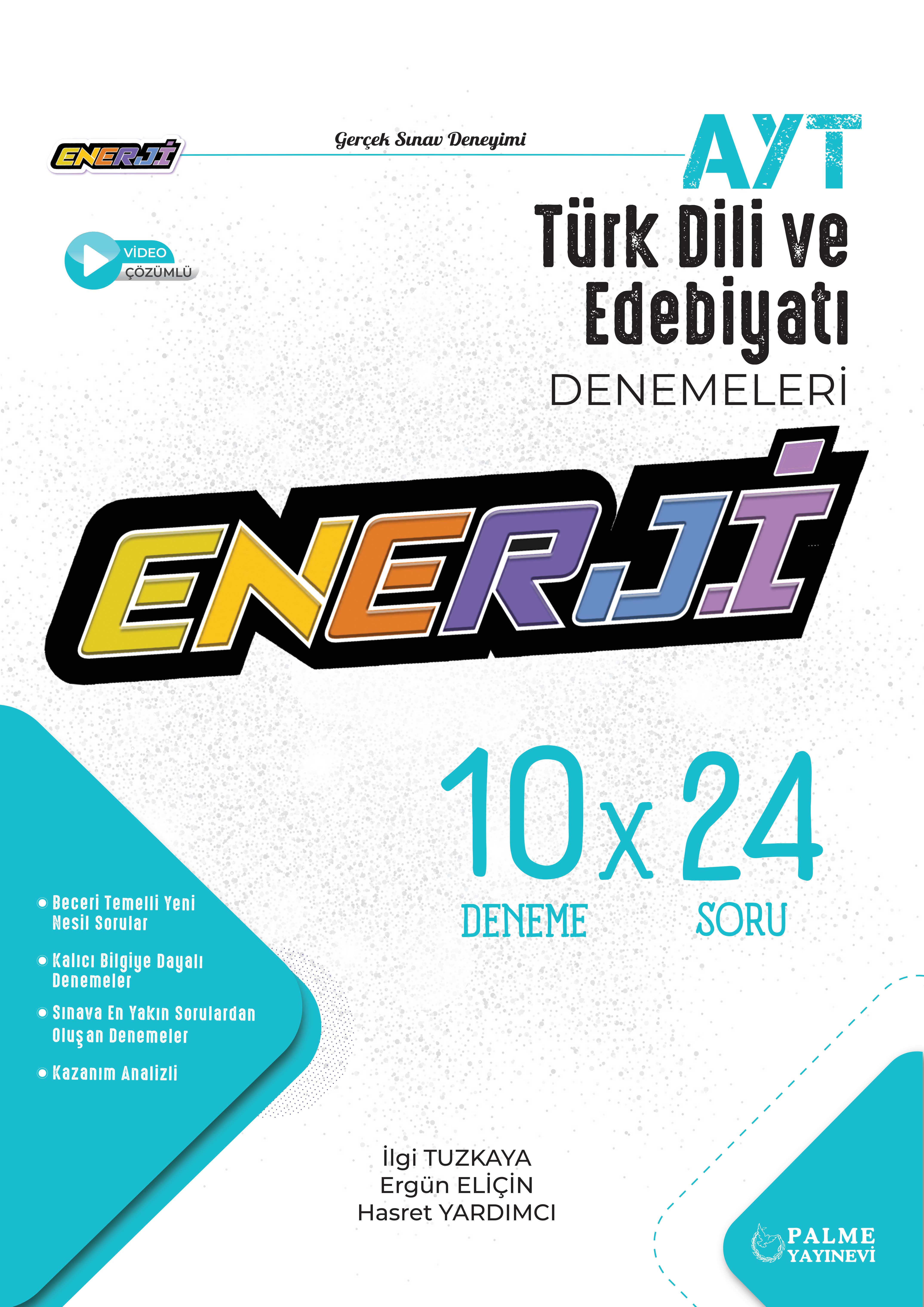 AYT ENERJİ TÜRK DİLİ VE EDEBİYATI 10x24 DENEME SINAVI kapak görseli